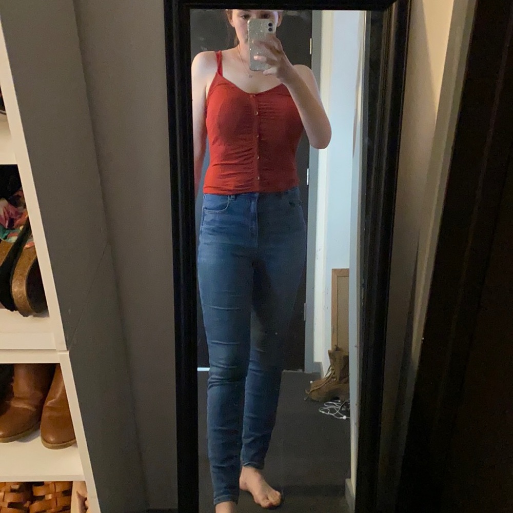 Cute ribbed cami